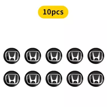 14 мм наклейка на ключ автомобиля с логотипом 3D металлическая эмблема для Honda Civic Fit Jazz Accord CRV HRV City Odyssey Passport Pilot Vezel Insight