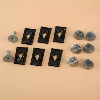 14 шт. 90105TBAA00 Нижняя крышка двигателя штифт винт болт зажим доступа Подходит для Honda Civic CRV Accord 2017-2020 90673TY2A01 90674TY2A01