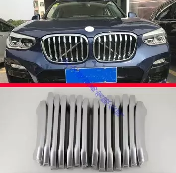 14 шт., хромированная решетка радиатора для BMW X3 G01 2018-2021