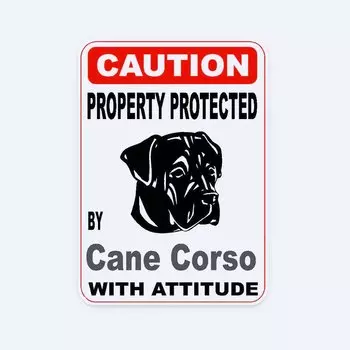 14 см * 10 см, 1 шт., наклейки для автомобиля, защищенные свойства, наклейка для собаки Cane Corso, царапины для Lifan Toyota Hilux Passat,KK