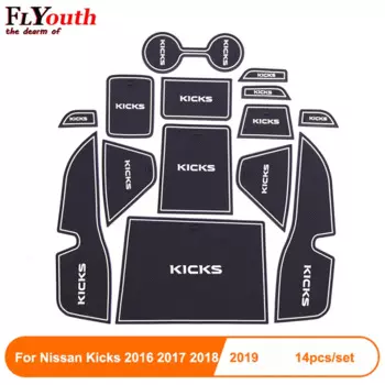 14 шт./набор, Нескользящие Коврики для NISSAN KICKS 2017-2021