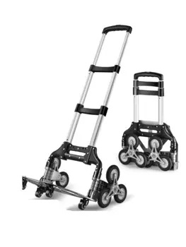150 кг, сверхмощная Рабочая тележка, складной грузовик, тележка для путешествий, багажная тележка для покупок, портативная тележка для домашнего использования, подъем по лестнице