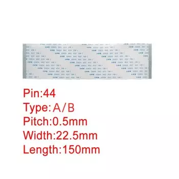 150 мм 15 см 44Pin 0,5 мм шаг FPC AWM 20624 A B Тип плоский гибкий FFC кабель