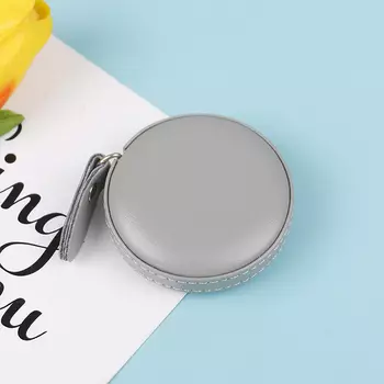 150 см выдвижная рулетка с искусственной кожей Чехол карманный размер мягкая портативная двухсторонняя фотография инструмент для тела