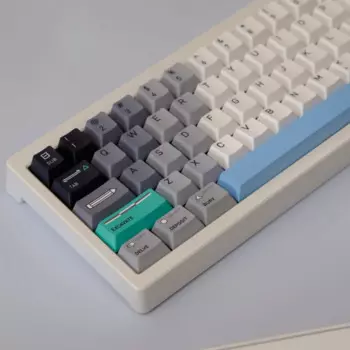 151 клавиши PBT Материал археологический будущий краска Сублимация Вишневый профиль колпачок для MX Переключатель игровая механическая клавиатура GK96