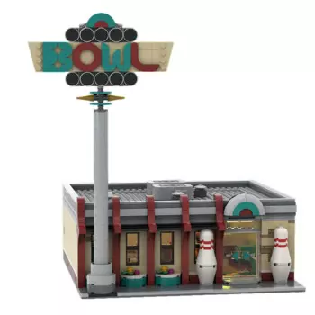 1529 шт., Детский конструктор «Боулинг»