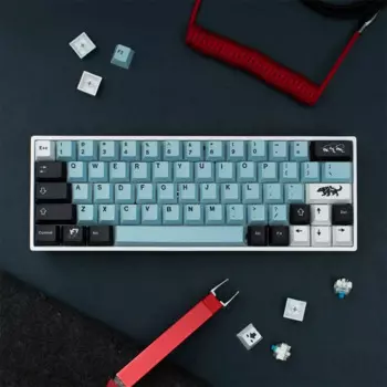 152 клавиши GMK Clones Mizu Keycaps PBT Keycaps Cherry Profile Dye Sub Механическая клавиатура Keycap для MX Switch 61/64/68/87/96/104