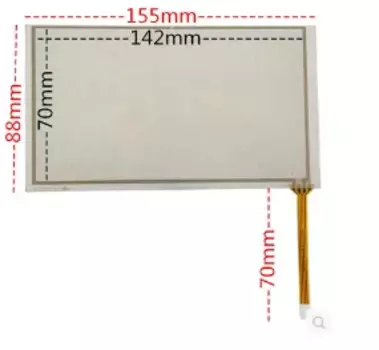 155*88 6,2 дюймовый GPS навигатор с креплением на автомобиле резистивный сенсорный экран для рукописного ввода