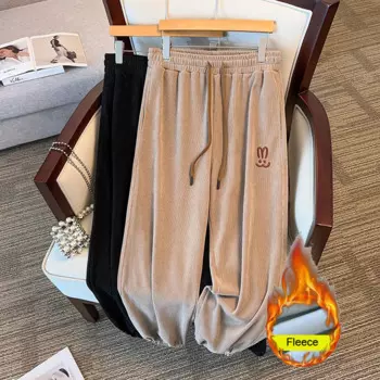 155 кг Флисовые женские бедра 150-160 зимние свободные широкие брюки с высокой талией флисовые размеры 4XL 5XL 6XL 7XL 8XL 9XL
