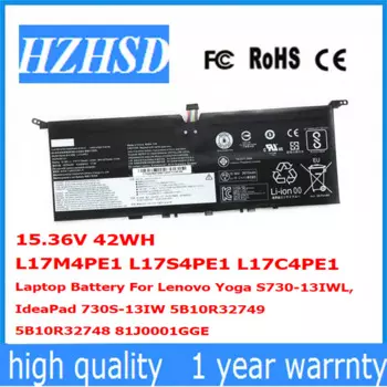 15,36 В 42WH L17M4PE1 L17S4PE1 L17C4PE1 Аккумулятор для ноутбука Lenovo Yoga S730-13IWL, IdeaPad 730S-13IW 5B10R32749 5B10R32748 81J0001