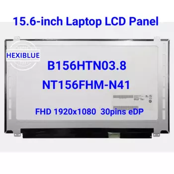 15,6-дюймовый ЖК-экран для ноутбука B156HTN03.5, подходит для женских фотографий HB156FH1-15,6, панель дисплея FHD 301x1920 30pin