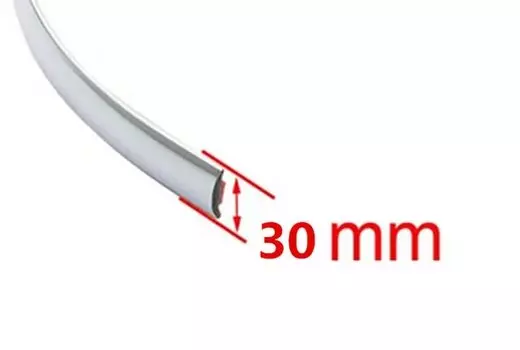 15 м серебряный автомобильный хромированный Стайлинг, украшение, литая отделка, лента, авто DIY, защитная наклейка 6 мм, 8 мм, 10 мм, 12 мм, 15 мм, 20 мм, 30 мм