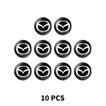 15 мм автомобильный дистанционный ключ, эмблема, наклейка с логотипом для Mazda 3 BK BL Axela 2 5 CX5 CX6 CX-4 Mazda 6 GH GG CX-7 MX5 RX8 Ms M3 M5 M6 MX3