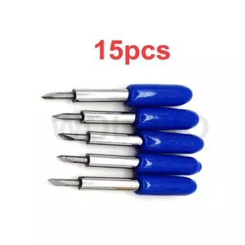 15 шт., 60-градусный режущий плоттер, виниловый резак, лезвия для ножей для Roland Cricut