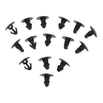 15 шт. резиновый уплотнитель для двери зажим для Nissan Teana Sylphy Tiida Geniss Livina Qashqai X-trail пластиковый крепеж автомобильные аксессуары