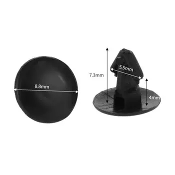 15 шт. резиновый уплотнитель для двери, зажим, пластиковая застежка, подходит для Nissan Teana Sylphy Tiida,Geniss,Livina,Qashqai X-trail