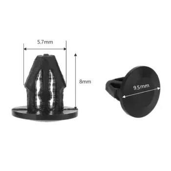 15 шт. резиновый уплотнитель для двери, зажим, пластиковый крепеж для Nissan Teana Sylphy Tiida,Geniss,Livina,Qashqai X-trail