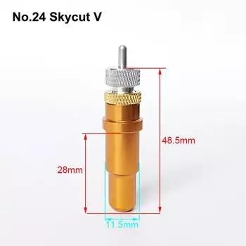 15 шт. Roland Knife 30/45/60 градусов + 1 шт. Skycut C10 C16 C24 V24 V48 V60 Серия режущего плоттера Держатель лезвия Sky Cut Виниловый резак
