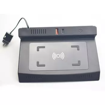 15 Вт автомобильное беспроводное зарядное устройство для телефона Быстрая зарядка пластина для украшения интерьера аксессуары Запчасти для Toyota Raize 2020-2023