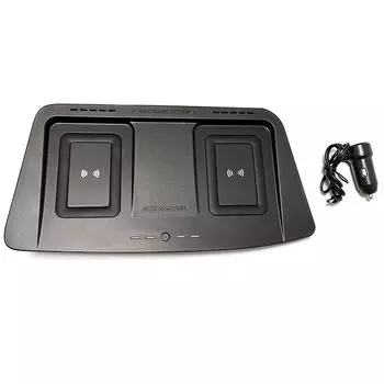 15 Вт автомобильное зарядное устройство для консоли телефона, быстрое беспроводное зарядное устройство, зарядная пластина, держатель для зарядки для Toyota Highlander 2014-2021