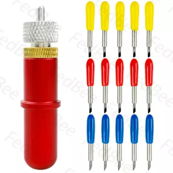 15 шт. 30 45 60 градусов лезвия + 1 шт. держатель лезвия для Siser Skycut плоттер многофункциональная резка