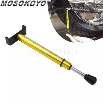 160 мм мотоциклетный инструмент, измеритель натяжения ремня для Harley Touring Sportster Dyna Softail Glide, регулируемый натяжитель, спецификация 10 фунтов