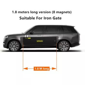 160 см/62,99 дюйма ультрадлинная магнитная защита для двери автомобиля Защита корпуса от царапин защита от столкновений полная черная Автомобильная наклейка
