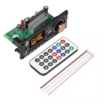 160 Вт усилитель Bluetooth MP3 WMA APE декодер плата 12 В 80 Вт громкая связь автомобильный аудио микрофон USB TF FM радио DIY Mp3 музыкальный плеер