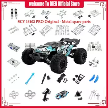 16101PRO 16102PRO RC Car Brushless Metal Upgrade Parts SCY 16101 16102 16103 16201 Accessories Brushless Motor Gear Drive Shaft