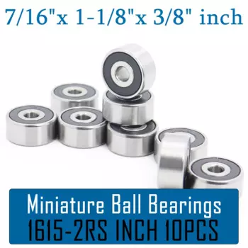 1615 2RS Подшипник (10 шт) 11,112*28,575*9,525 мм шарикоподшипники 1615RS