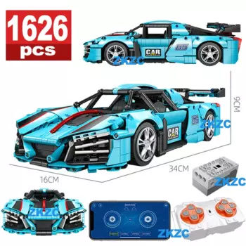 1626 шт., Детский конструктор «Дрифт»