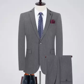 (165) Индивидуальные Высококачественные осенние и зимние новые профессиональные деловые облегающие повседневные Костюмы шафера