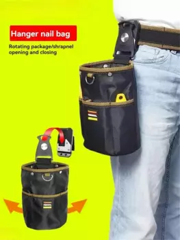 1680D вращающаяся быстроподвесная сумка для инструментов для ногтей, сумка для инструментов для деревообработки, электрик, механик, человек, подарочный органайзер для инструментов
