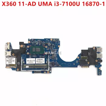 16870-1 923810-001 для ноутбука HP Pavilion x360 Convertible 11-ad 11-ad007TU материнская плата 923810-501 923810-601 UMA i3-7100U