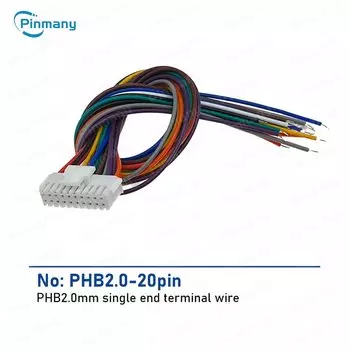16 20-контактный двухрядный клеммный разъем PHB с интервалом 2,0 мм, электронный жгут с одним разъемом для проводки Hiworld Raise CAN Bus Box