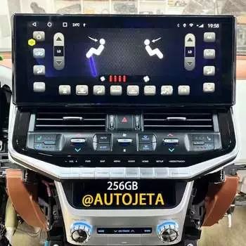 16,3 дюймовый Qled экран Android видео для TOYOTA Land Cruiser 200 LC200 LC300 обновление 2023 Беспроводная зарядка Мультимедиа GPS стерео