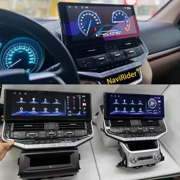 16,3 дюймовый Qled экран Android видео для TOYOTA Land Cruiser 200 LC200 LC300 обновление 2023 Беспроводная зарядка Мультимедиа GPS стерео