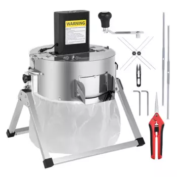 16-дюймовая электрическая машина для обрезки листьев, автоматическая резка, триммер для бутонов листьев