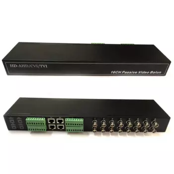 16-канальный Пассивный передатчик видеонаблюдения Balun BNC мама к UTP Rj45 камера видеонаблюдения DVR Cat5
