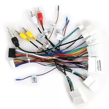 16-контактный адаптер для автомобильного радио ISO кабель для Volkswagen ISO Kia Honda Toyota Nissan VW / FORD ISO жгут проводов