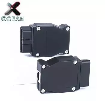 16-контактный адаптер OBD OBDII для BMW ENET Ethernet к OBD2 16-контактный разъем для интерфейса автомобилей BMW Подходит для кабеля BMW OBD2