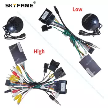 16-контактный автомобильный адаптер электропроводки SKYFAME, Canbus Box Decoder для Roewe 950 Android, кабель электропитания