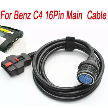 16-контактный кабель OBD2 для benz SD Connect MB STAR C4 C5, диагностический инструмент, 16-контактный основной кабель obd ii 16-контактный кабель/кабель Lan