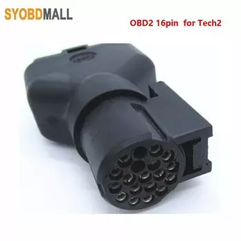 16-контактный разъем OBD для тестера GM Tech2, основная вилка OBD2, 16-контактный преобразователь в 19-контактный адаптер для Tech 2, запчасти для диагностического сканера