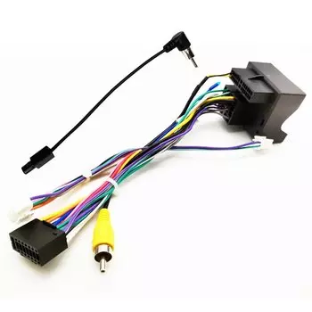 16-контактный жгут проводов с четырьмя замками, 40-контактный соединительный кабель с четырьмя замками, адаптер для Peugeot Citroen 408 308 307 207 208 2008 C3 C4 C5