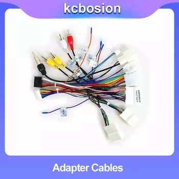 16 контактов, 1 комплект, универсальный для автомобилей Toyota, женский жгут проводов ISO, автомобильный радиоадаптер, разъем провода Plug and play, 16PIN