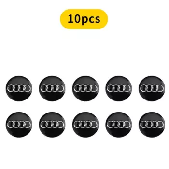 16 мм 14 мм для Audi Q5 Q3 Q7 R8 A3 A4L A5 A6L A8 A1 TT 8L A4 A5 A6 чехол для автомобильного ключа задняя крышка алюминиевая эмблема символ наклейка