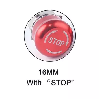 16 мм аварийный кнопочный переключатель 1NO1NC 2NO2NC водонепроницаемый нержавеющая сталь грибной металл алюминий
