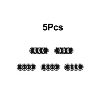 16 мм наклейка на удаленный ключ автомобиля, алюминиевая эмблема, наклейка для Audi RS6 A1 A2 A3 A4 A5 A6 A7 A8 Q1 Q2 Q3 Q4 Q5 Q6 Q7 Q8 TT S5 B8 C6 B9 B6