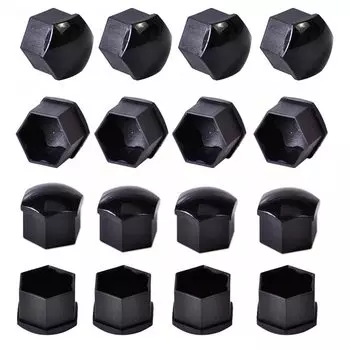 16 шт. для Audi 17 мм колпачок на Винт Автомобильного колеса + 4 шт. круглых противоугонных колпачков Защитная крышка на винт ступицы автомобиля + 1 нейлоновый зажим